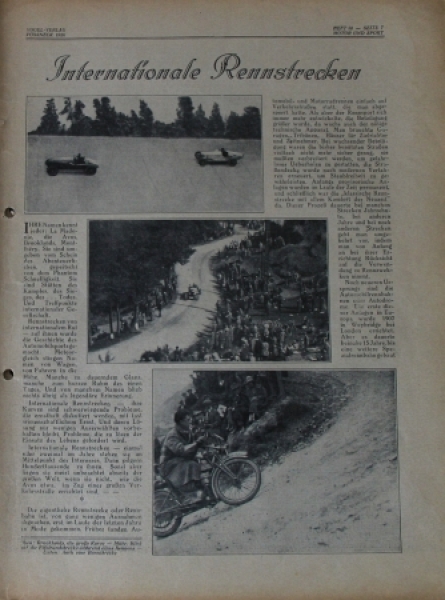 "Motor & Sport" Motor-Zeitschrift Pössneck 1926 (7586)