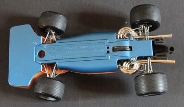Schuco Tyrrell Ford Formula I 1972 Plasticmodel with Frictiondrive (7205)