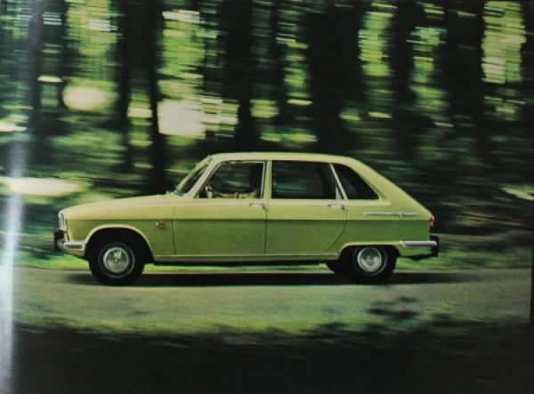 Renault 16 Modelprogram 1965 Carbrochure (8082)