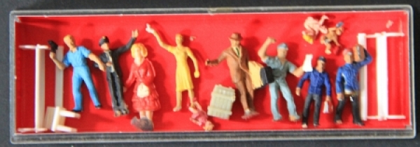 Preiser Miniaturfigures 1990 HO Measure 1:87 in original box (7625)