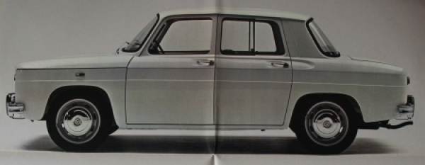Renault 8 Modelprogram 1962 Carbrochure (4449)