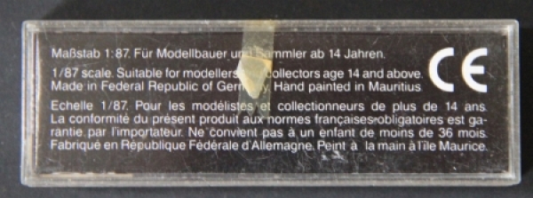 Preiser Miniaturfigures 1990 HO Measure 1:87 in original box (7625)