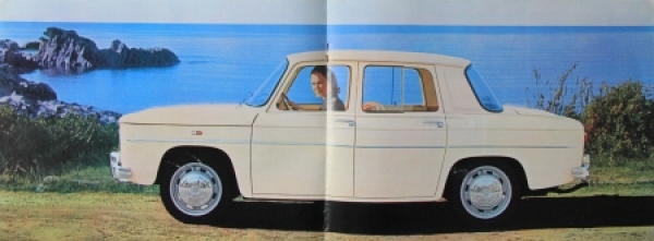 Renault R 8 Major 1100 Modelprogram 1964 Carbrochure (4454)