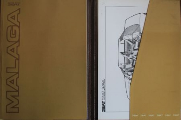 Seat Malaga Modelprogram 1985 Press Kit (1025)