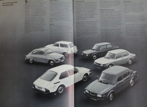 Saab Modelprogram 1975 Carbrochure (1026)
