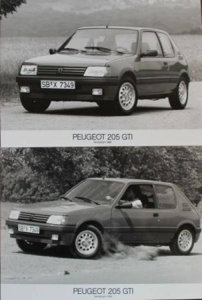 Peugeot Talbot Modellprogramm 1985 Automobil-Pressemappe (1017)