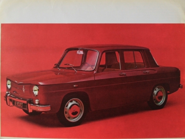 Renault 8 Modelprogram 1968 Carbrochure (8072)