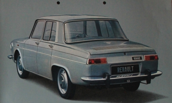 Renault 10 Major Modelprogram 1966 Carbrochure (8055)