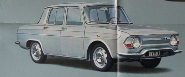 Renault 10 Major Modelprogram 1966 Carbrochure (8055)