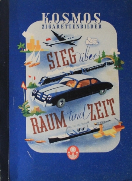 Kosmos Cigarettes "Sieg ueber Raum und Zeit" Transport-Scrapbook 1952 (7637)
