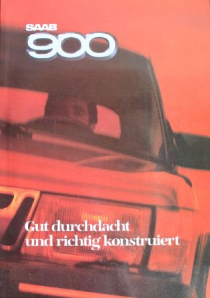 Saab 900 Modelprogram 1985 Carbrochure (1060)