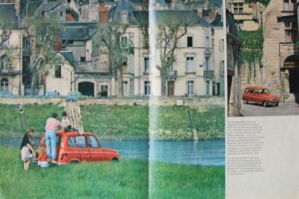 Renault 4 Modelprogram 1964 Carbrochure (8073)