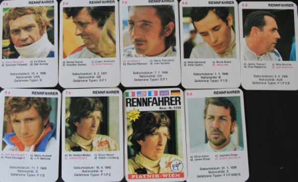 Piatnik & Soehne "Rennfahrer" 1970 Cardgame (7652)