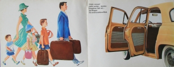 Renault Dauphine Modelprogram 1962 Carbrochure (8052)