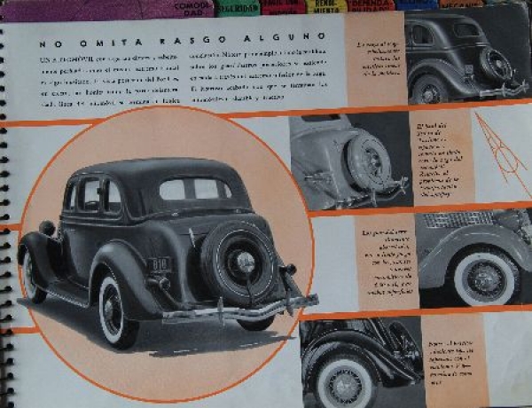 Ford V8 Modelprogram 1935 Dealer-Prestige-Carbrochure (7663)