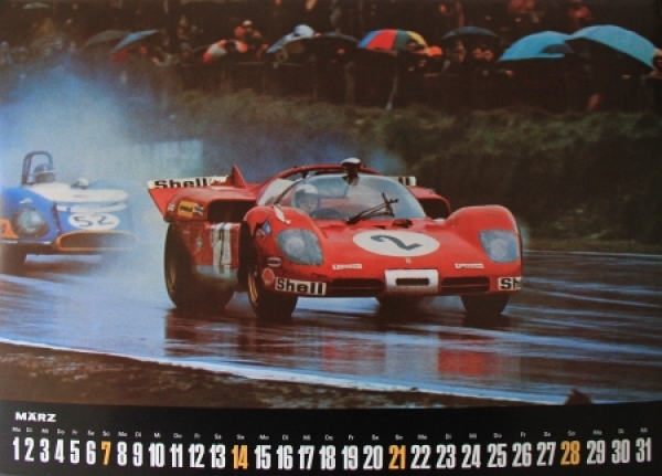 Shell Motorracing Yearcalendar 1971 (7681)