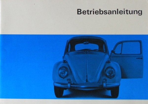 Volkswagen Beetle 1300 Passengercar, Convertible 1966 Owner-Manual (7685)