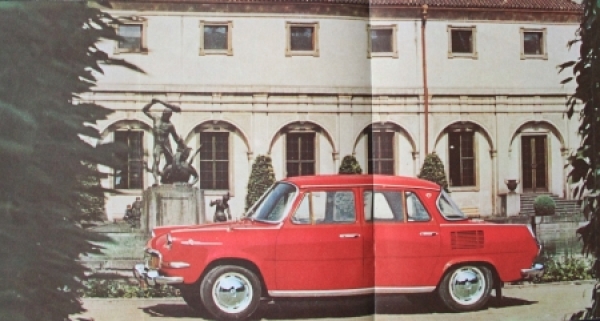 Skoda 1000 MB DeLuxe Modelprogram 1968 Carbrochure (7288)