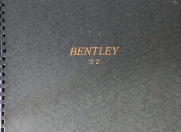 Bentley S 2 Modelprogram 1959 Carbrochure (7692)