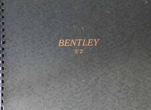 Bentley S 2 Modellprogramm 1959 Automobilprospekt (7692)