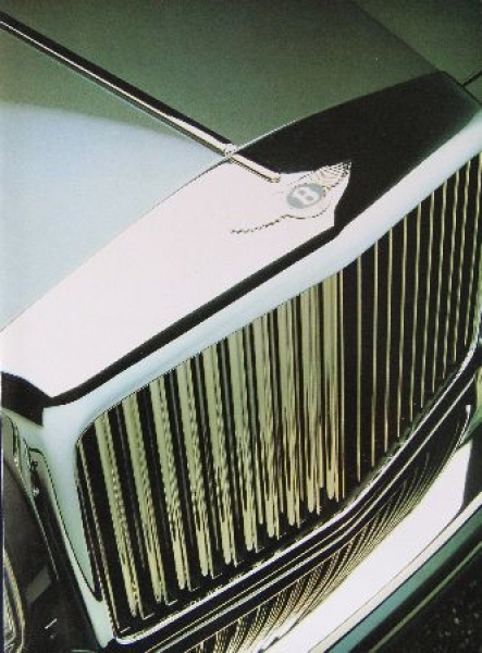 Bentley Mulsanne Modelprogram 1982 Carbrochure (7697)