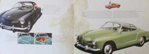 Volkswagen Karmann-Ghia Modelprogram 1959 Reuters-Drawing Carbrochure (7721)