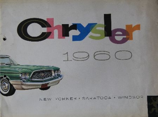 Chrysler Modelprogram 1960 Carbrochure (7737)