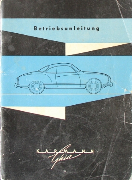 Volkswagen Karmann Ghia 1963 Ownermanual (7753)