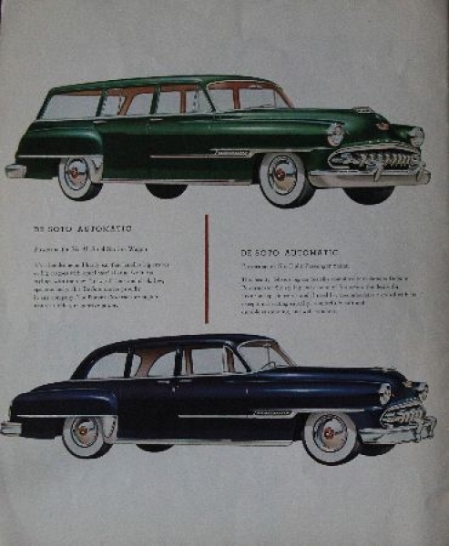 DeSoto Modelprogram 1954 Carbrochure (9812)