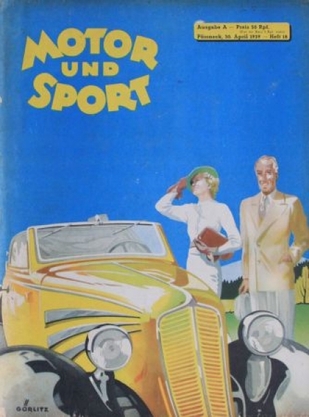 "Motor & Sport" Motor-Magazine Poessneck 1939 (2146)