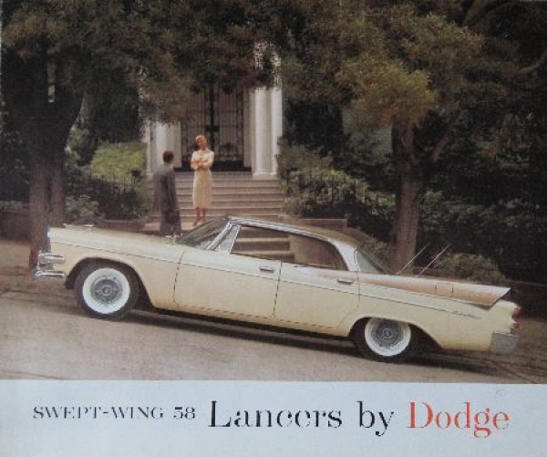 Dodge Lancer Modelprogram 1958 Carbrochure (7822)