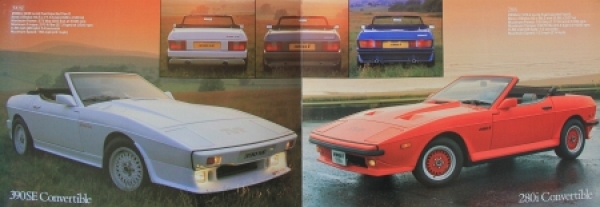 TVR 350i Modelprogram 1985 Car-Presskit (7346)
