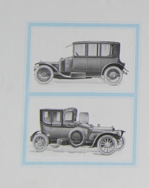 Viguier Freres Modellprogramm 1908 Automobilprospekt (7359)