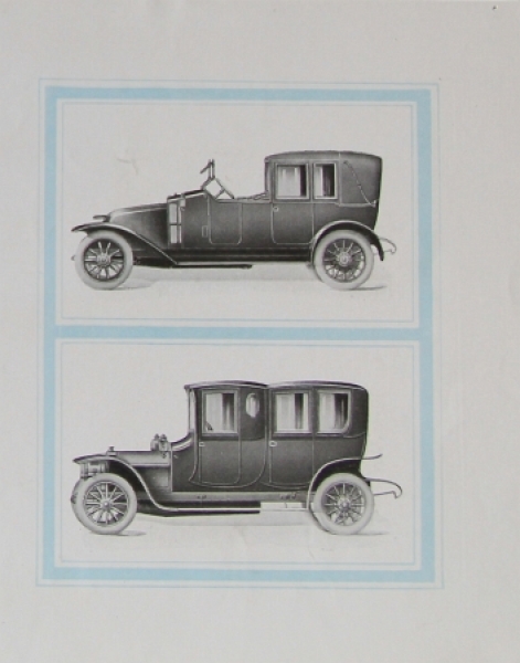 Viguier Freres Modellprogramm 1908 Automobilprospekt (7359)