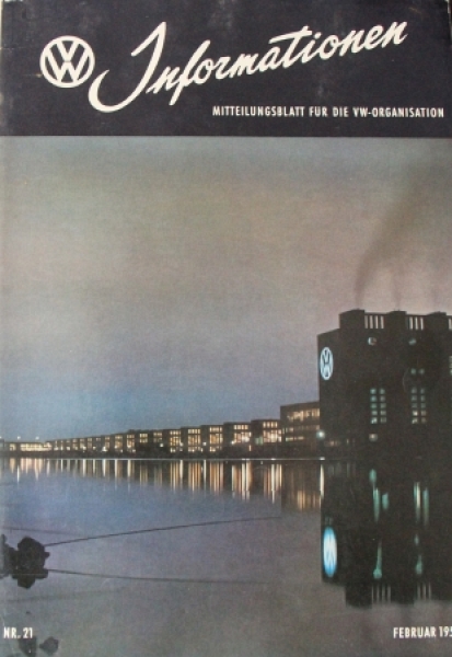 "Volkswagen Informationen" 1955 VW-Magazine (7835)