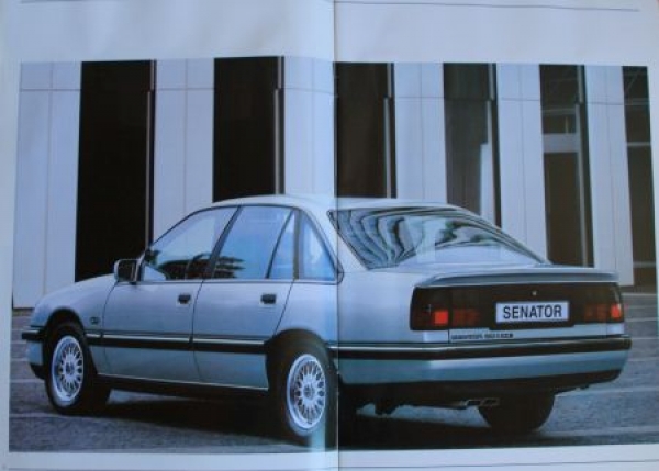 Opel Senator 3.0i Modelprogram 1989 Carbrochure (2027)