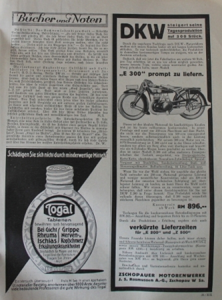 "Die Woche" Scherl-Society-Magazine 1928 three issues (7849)