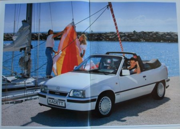 Opel Kadett Convertible Modelprogram 1989 Carbrochure (2026)