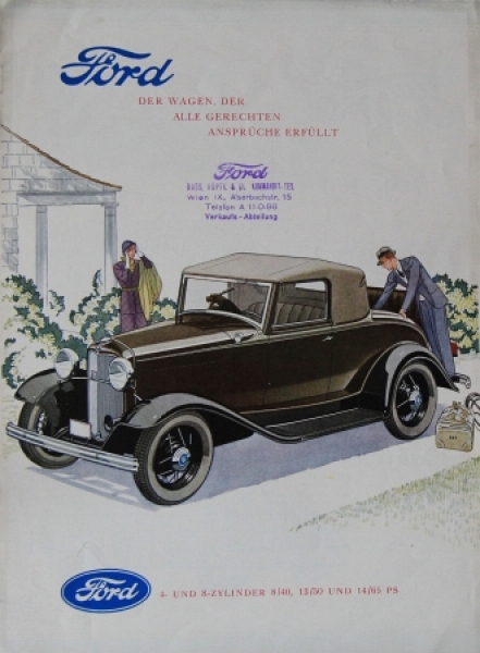 Ford A Modelprogram 1928 Carbrochure (7855)