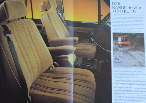 Range Rover Modelprogram 1980 Carbrochure (1861)