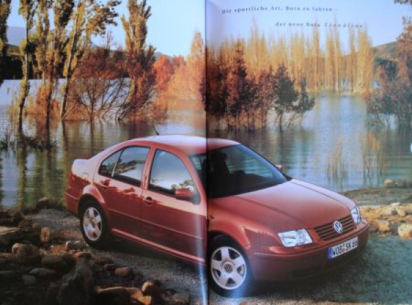 Volkswagen Bora Modelprogram 1998 Carbrochure (1615)