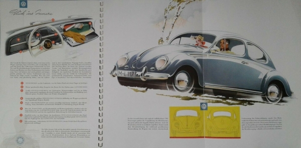 Volkswagen Beetle Modelprogram 1958 Reuters Carbrochure (0472)