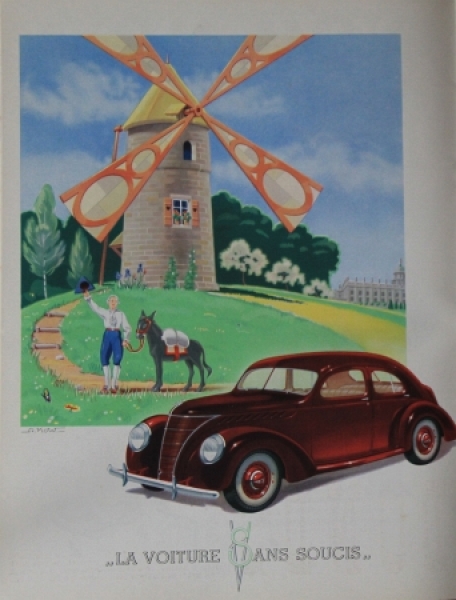 Ford Matford 1938 "La Revue" Carbrochure (7880)