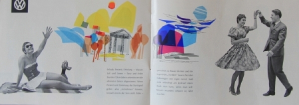 Volkswagen Beetle Modelprogram 1964 "Alles in einem Volkswagen" Carbrochure (7548)