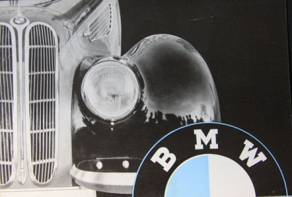 BMW Modelprogram 1938 "Wir gehen mit dem Fortschritt" Carbrochure (7911)