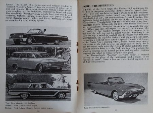 "American Cars" Automobil-Jahreskatalog 1962 (1670)