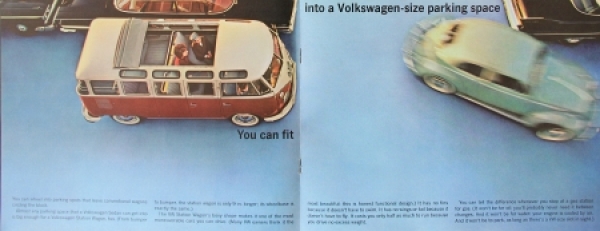 Volkswagen T1 Transporter Modelprogram 1964 "You can with a Volkswagen"  Carbrochure (7510)