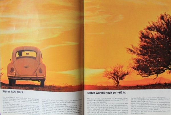 Volkswagen Beetle Modelprogram 1963 "Warum ist der VW so beliebt...?" Carbrochure (0864)