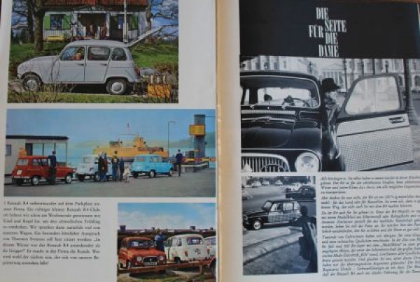Renault 4 Modelprogram 1964 Carbrochure (8073)