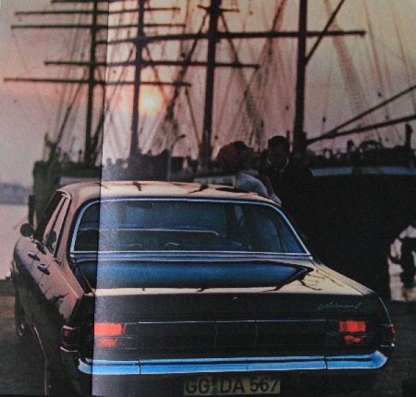 Opel Kapitaen Admiral Modelprogram 1966 Carbrochure (7999)